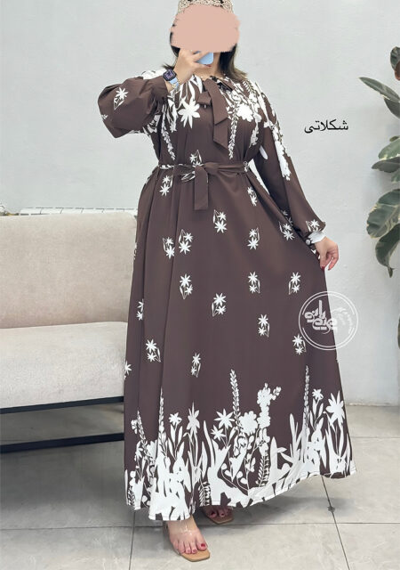 پیراهن-گندم-1-شکلاتی