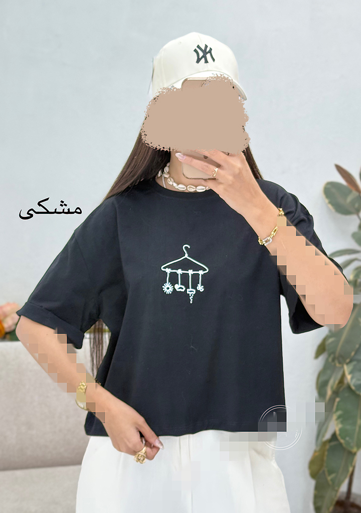 کراپ-تیشرت-باران-مشکی کراپ-تیشرت-باران-مشکی