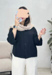 شومیز-باکسی-تارا-سبز-ماچا