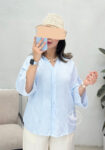 شومیز-رینگر-آبی-آسمانی