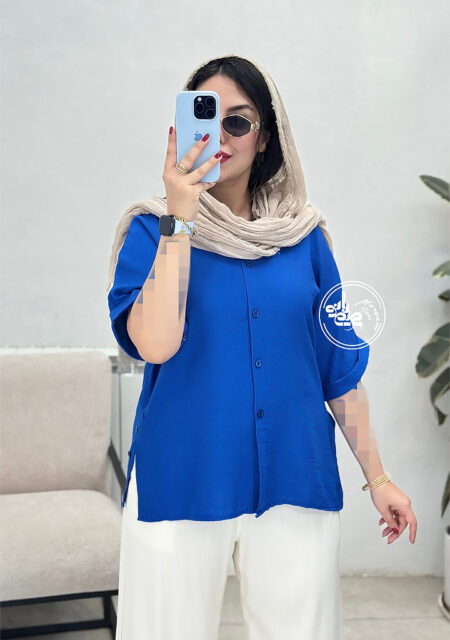 شومیز-لوسی-آبی
