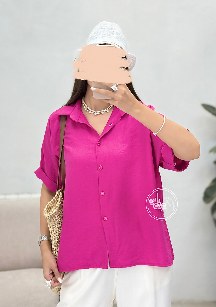 شومیز-لوسی-سرخابی شومیز-لوسی-سرخابی