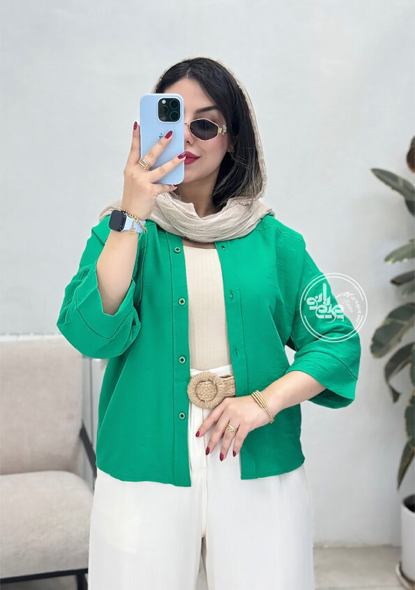 شومیز-نویا-سبز-زارا