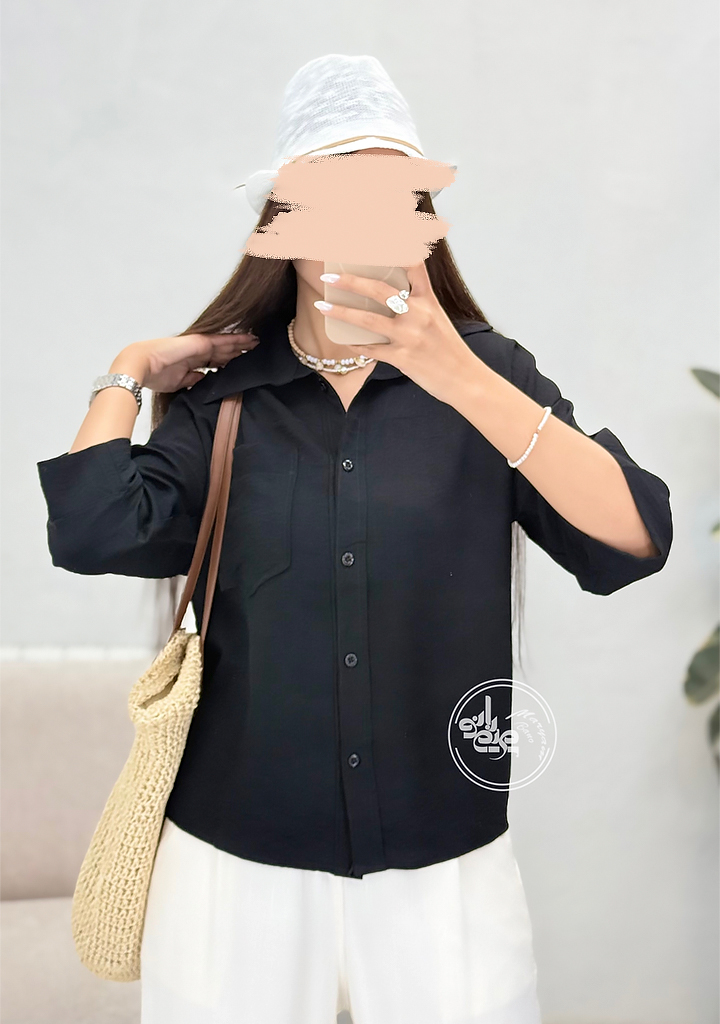 شومیز-نویا-مشکی شومیز-نویا-مشکی