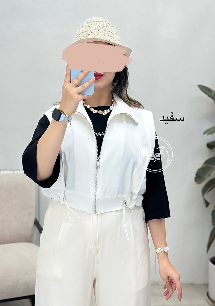 وست-لینن-دلسا-سفید وست-لینن-دلسا-سفید