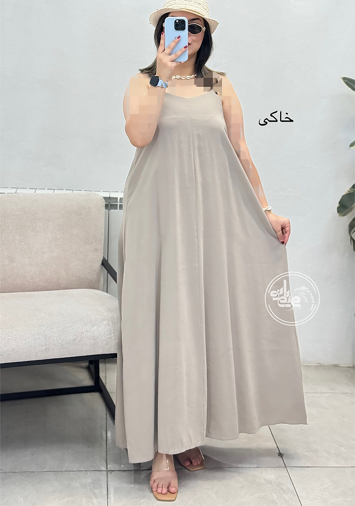 پیراهن-ساحلی-کاتیا-خاکی-1 پیراهن-ساحلی-کاتیا-خاکی-1