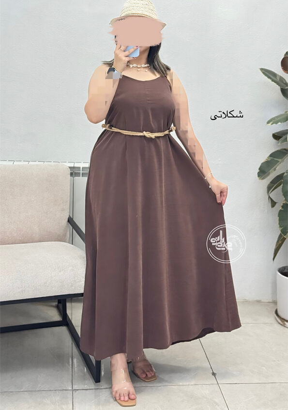پیراهن-ساحلی-کاتیا-شکلاتی-1