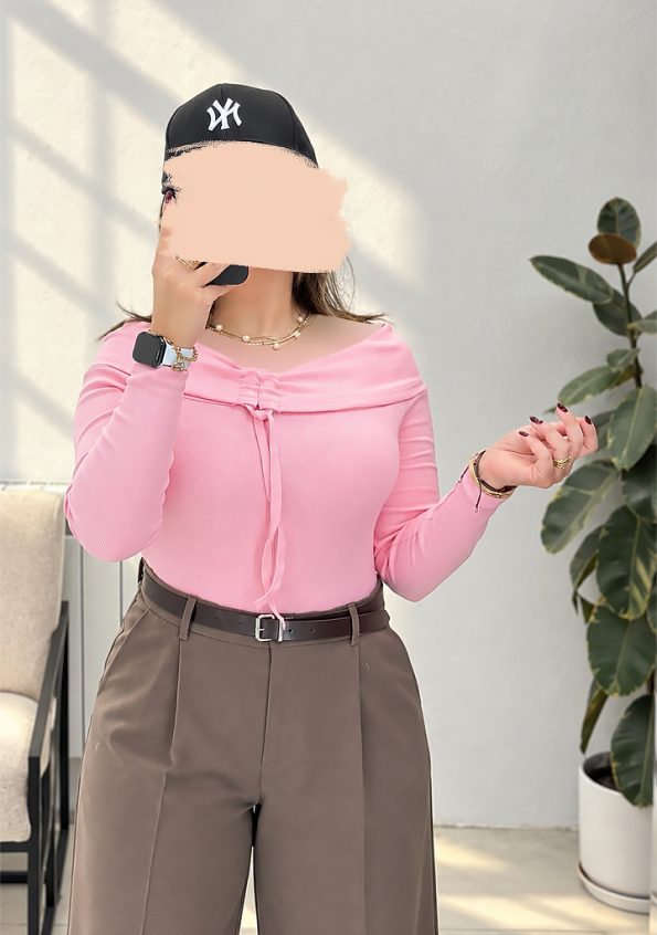 بلوز-یکتا-صورتی