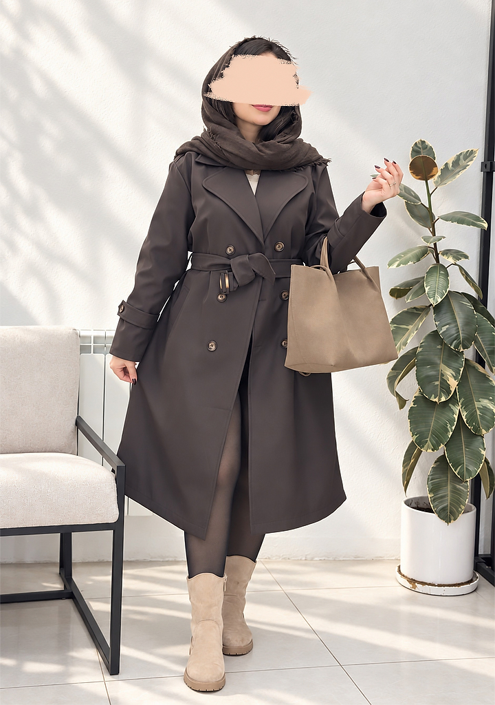 ترنچ-کت-آستردار-ترنم-شکلاتی-1 ترنچ-کت-آستردار-ترنم-شکلاتی-1