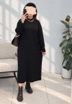 پیراهن-بافت-ابرا-شکلاتی